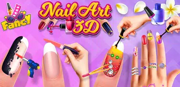Nail Salon 3D Satisfying Manicure Nail Polish Art