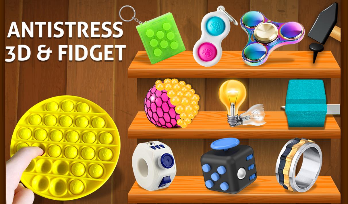 Anti stress fidgets 3D cubes calming games pour Android Téléchargez