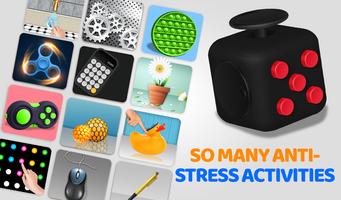 Anti stress app | stress relief games fidget cubes imagem de tela 3