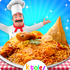 Biryani Recipes | Real Cooking Game | Samosa Maker آئیکن