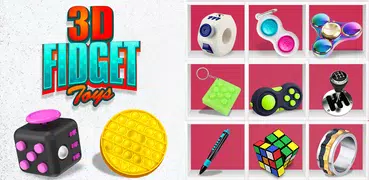 Fidget Cube Antistress Buttons 3D Toys Satisfying