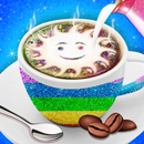 Glitter Coffee Makers - Sparkly Hot Macchiato APK