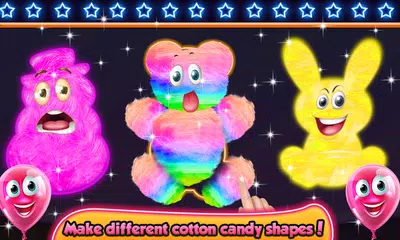 Glowing Cotton Candy Maker - Sweet Shop! APK Herunterladen