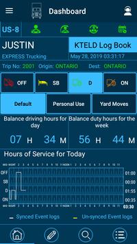 KTELD Pro Canada Trucking Logbook App screenshot 1