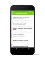 پوستر All Trigonometry Formulas