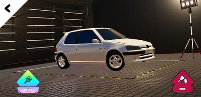 Peugeot 106 Drift Simulator 2 ảnh chụp màn hình 2
