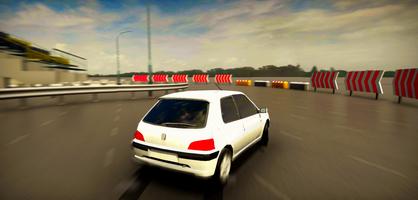 Peugeot 106 Drift Simulator 2 capture d'écran 3