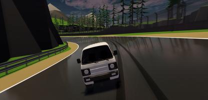 Üzgün Araba Drift Simulator 3D постер