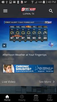 KTRE 9 First Alert Weather 截图 4