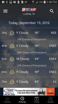 KTRE 9 First Alert Weather 截图 1