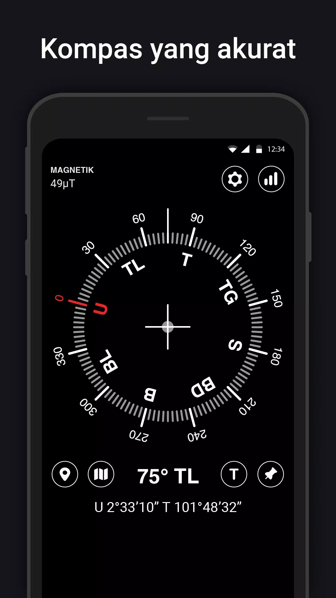 Kompas : Digital Compass APK untuk Unduhan Android