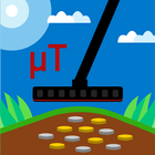 Metaaldetector : EMF-meter-icoon