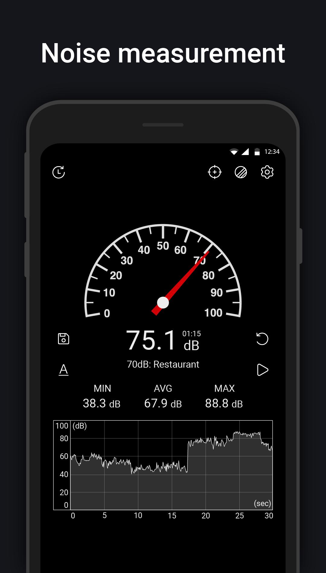 maat In de omgeving van Dakloos Sound meter : SPL & dB meter APK for Android Download