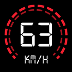 GPS Speedometer : Odometer HUD آئیکن