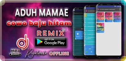 پوستر DJ Aduh Mamae Ada Cowok Baju Hitam Remix Viral