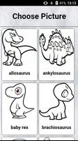 how to draw dinosaurs Affiche