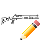how to draw weapons APK