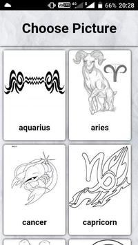 how to draw zodiac signs poster