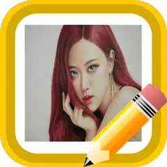 How to draw Blackpink
