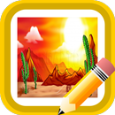 How to draw landscape APK