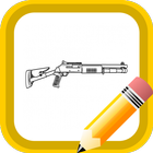 How to draw weapon ícone