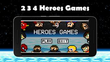 2 3 4 Heroes: avengers game ポスター