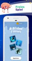 4 Bilder 1 Wort Plakat