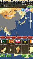 World Map Puzzle Quiz Flag Cartaz