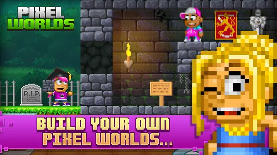 Pixel Worlds: MMO サンドボックス