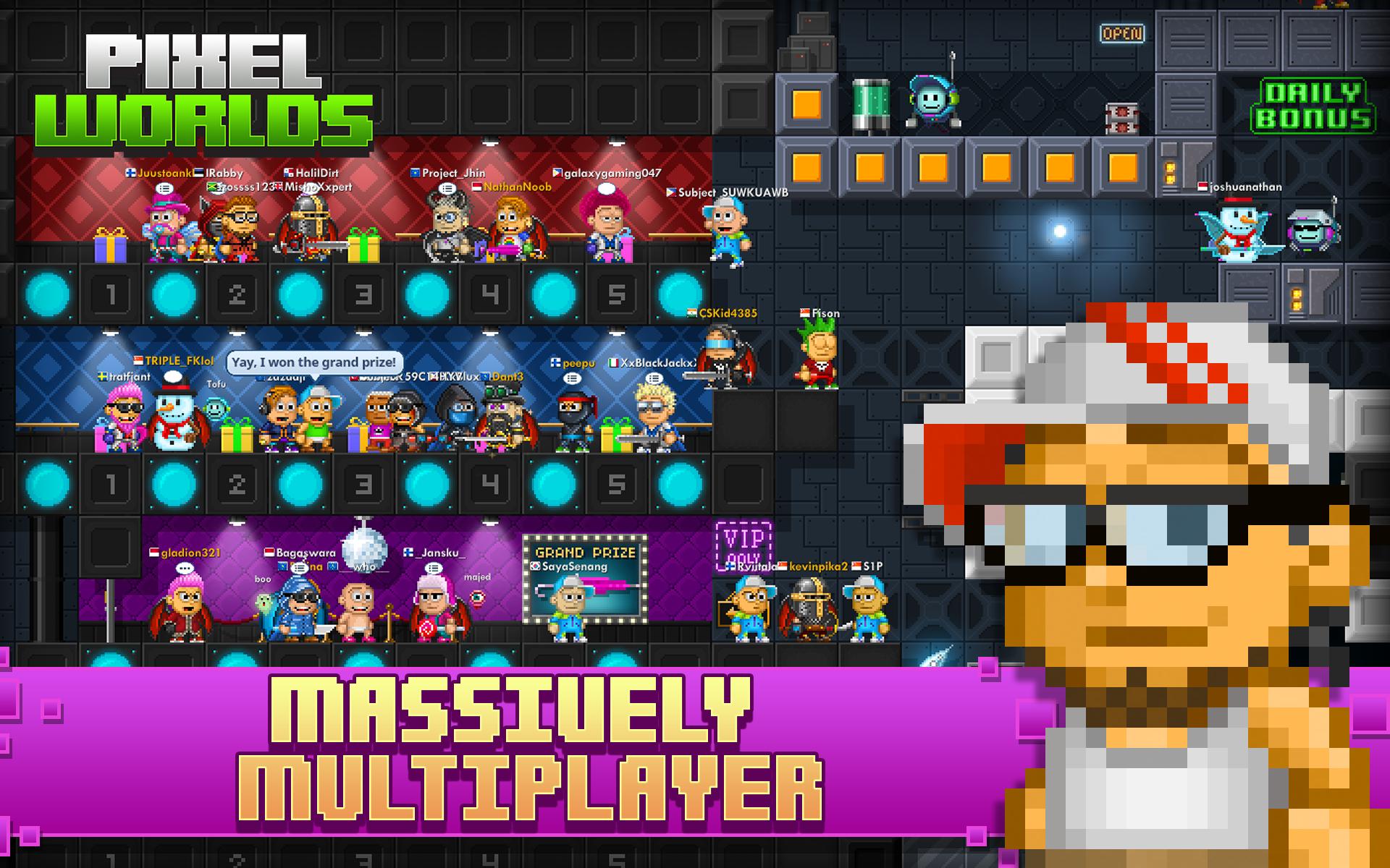 Pixel Worlds For Android Apk Download - roblox xbox one multiplayer mayhem part 3