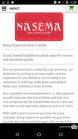 Nasema Indian Cuisine Takeaway capture d'écran 3