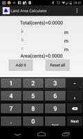 Land Area Calculator plakat