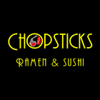 Chopsticks ramen & sushi icon