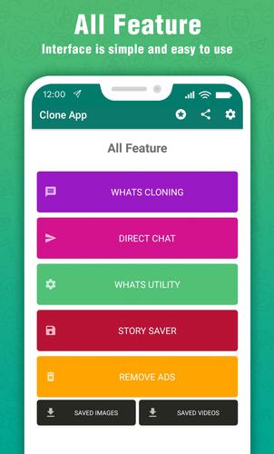 Clone App for Whatsapp Status  Saver    APK   