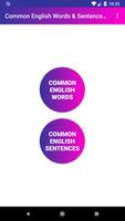 Common English Words & Sentence with Hindi Meaning screenshot 1