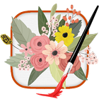 Flower Sketch Beautiful (Let's Draw Flowers) icône