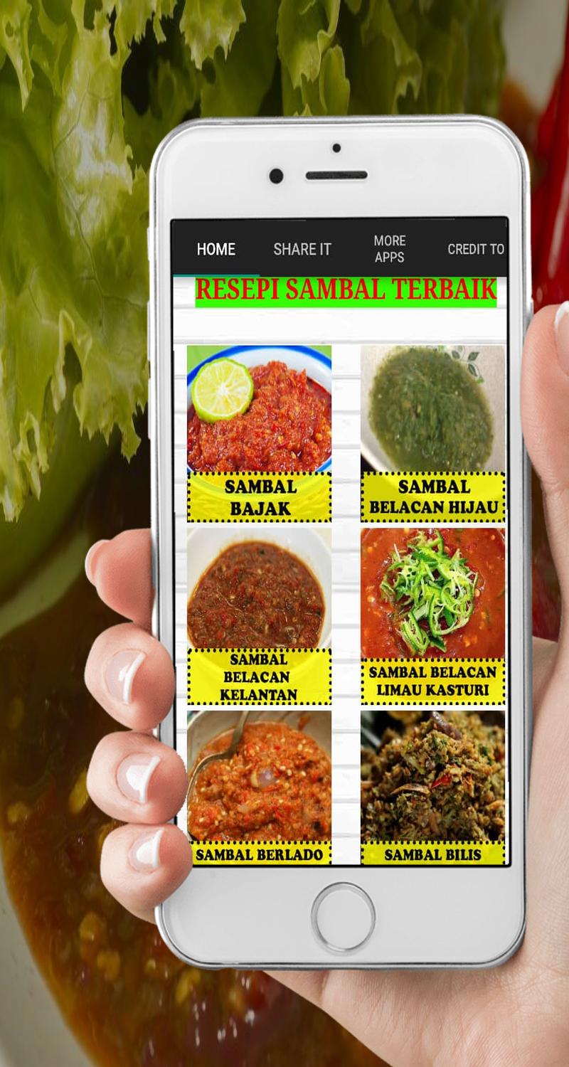 Resepi Aneka Sambal Terbaik For Android Apk Download