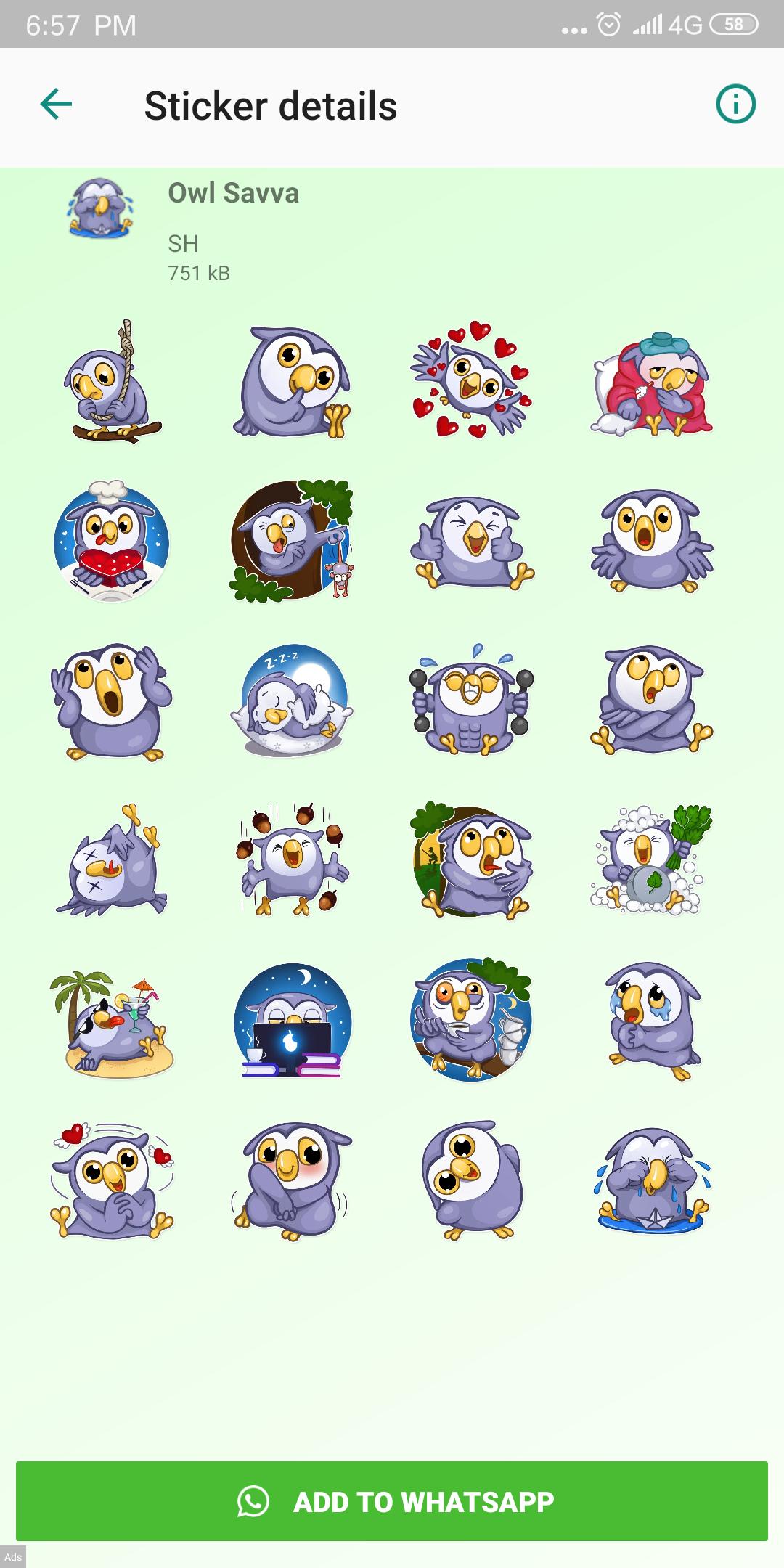 Wastickerapps Owl Stickers For Whatsapp For Android Apk Download