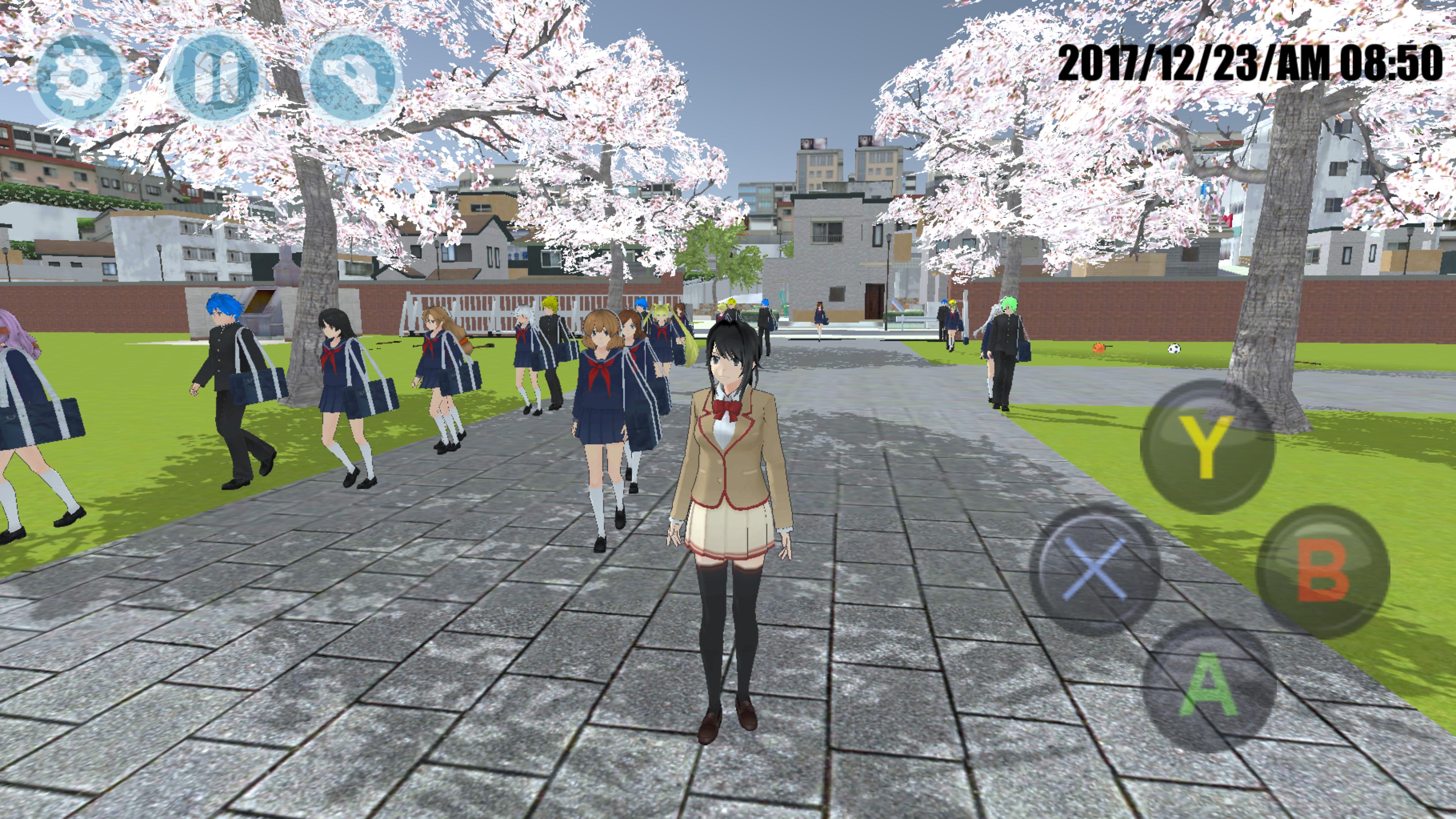 Игры школа оценки. Игра High School 2018. Японская школа игра 2018. High School Yandere Simulator 2018. Хиг скул симулятор.