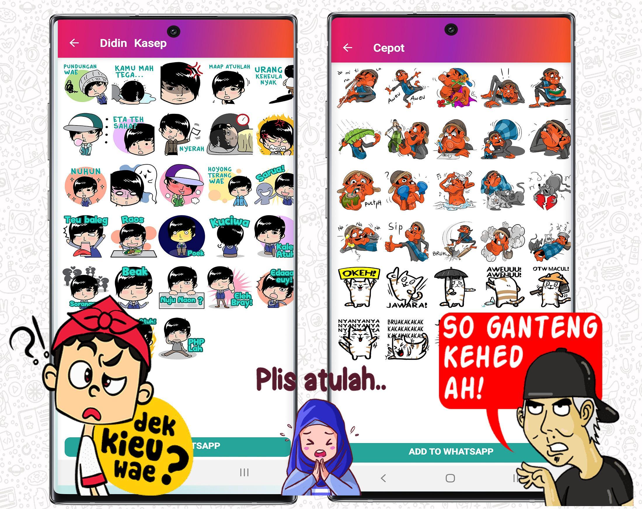 Wastickerapps Sundanese Cute Sticker Sunda Kocak For Android Apk