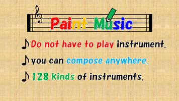 Paint Music (composition app) plakat