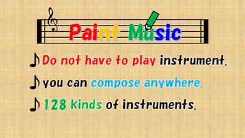Paint Music (composition app) Affiche