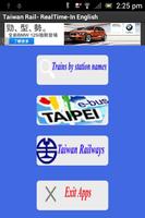 Taiwan Railways - English Affiche