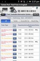 Taiwan Railways - English capture d'écran 2
