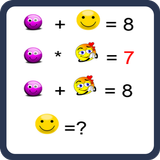 Smile math Quiz Zeichen