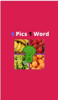 4 Pics 1 Word: Earn Money Puzzle Game Affiche