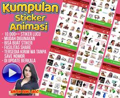 Kumpulan Sticker Animasi پوسٹر
