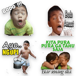 Kumpulan Stiker WA Lucu icon
