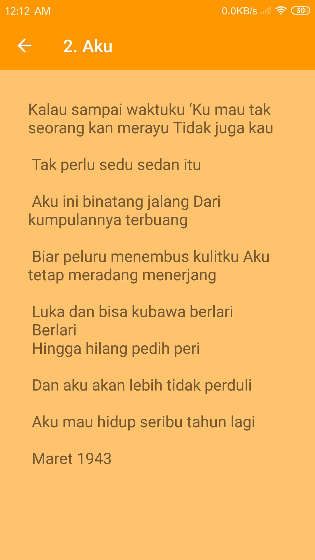 Download Gratis Gambar Kumpulan Puisi Chairil Anwar For Android Apk Download Terupdate by Cikimm.com