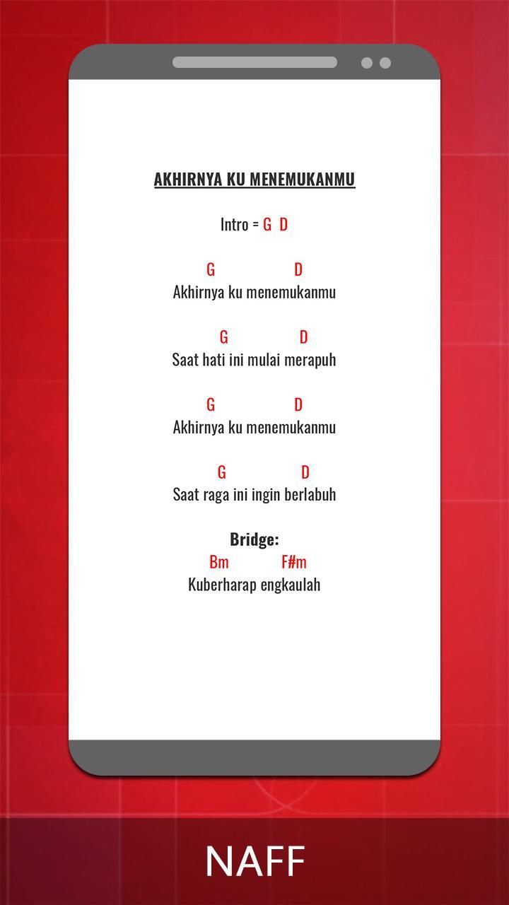 Kord Gitar Naff Akhirnya Ku Menemukanmu
